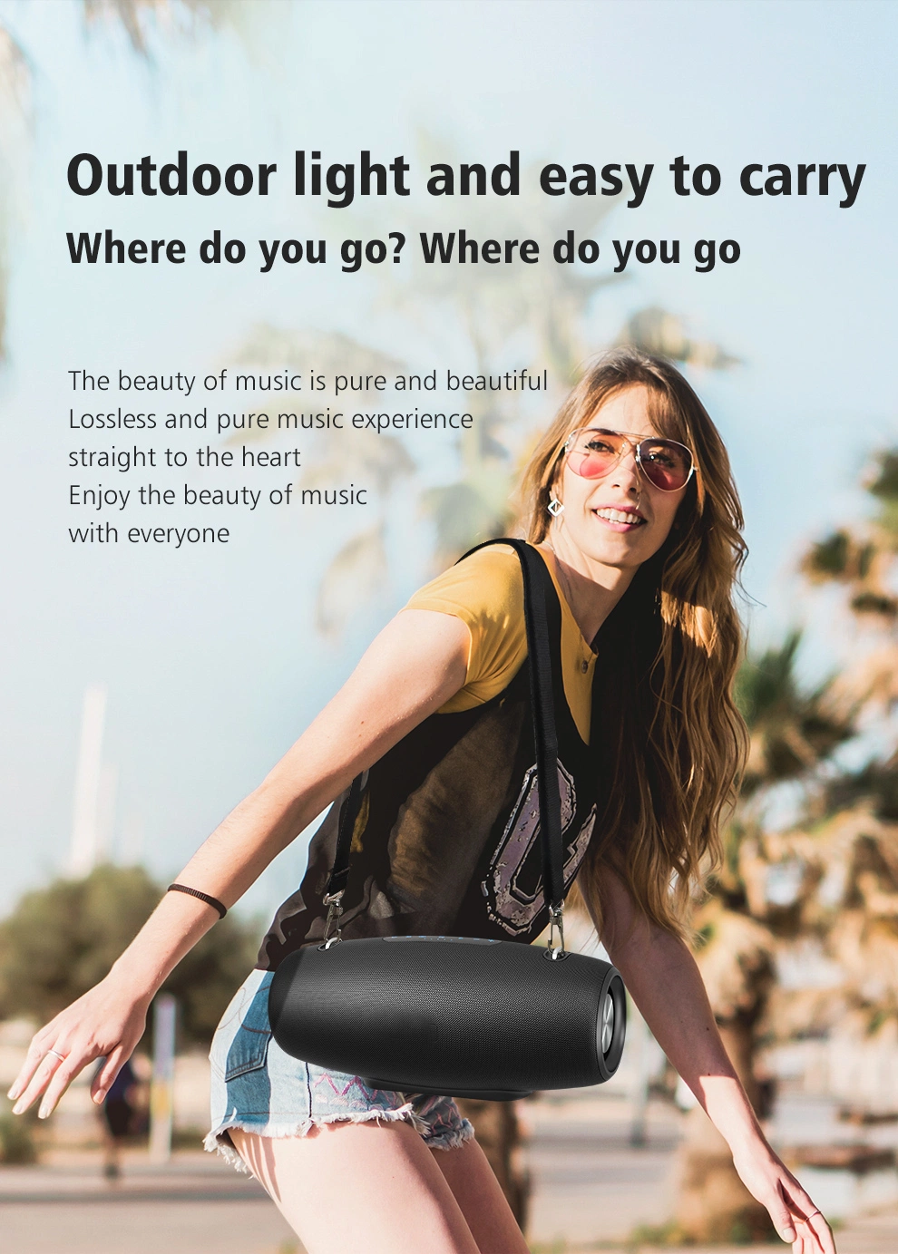 Wireless Waterproof for Travel High Quality Mini Small Portable Waterproof Bluetooth Speaker