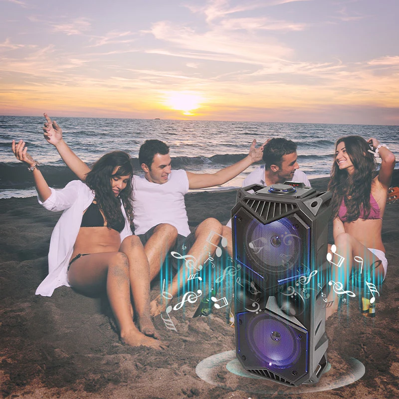 Zqs1819 Outdoor Portable Subwoofers Bass Wireless Bluetooth Speaker