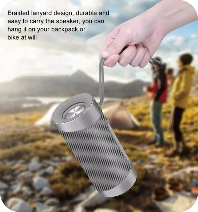 Portable Bluetooth Speaker Light Effects Wireless Speaker TWS function with Button Control