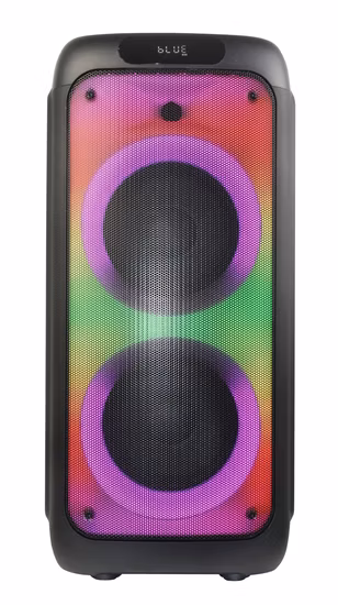 2022 New High Power 100W Dual 10inch Trolley Fire Flame Light Caixa De Som Bluetooth Wireless Karaoke PA Party Speaker