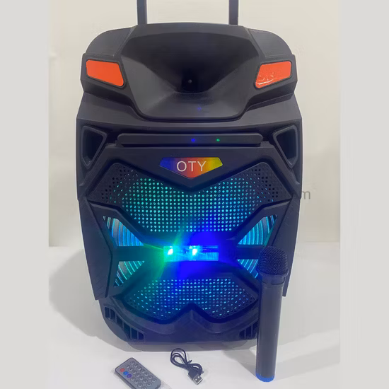 Factory Direct Good Quality 15inch Amplifier Audio Speaker with Trolley and Wheels