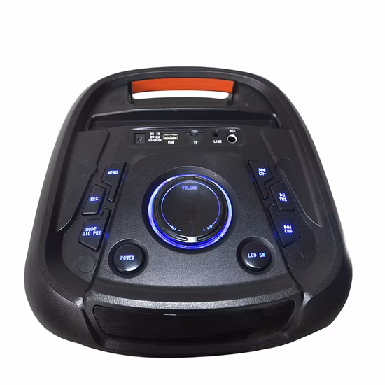 6 Inch Woofer and Tweeter Bluetooth Wireless Portable Speakers with Attractive LED Light
